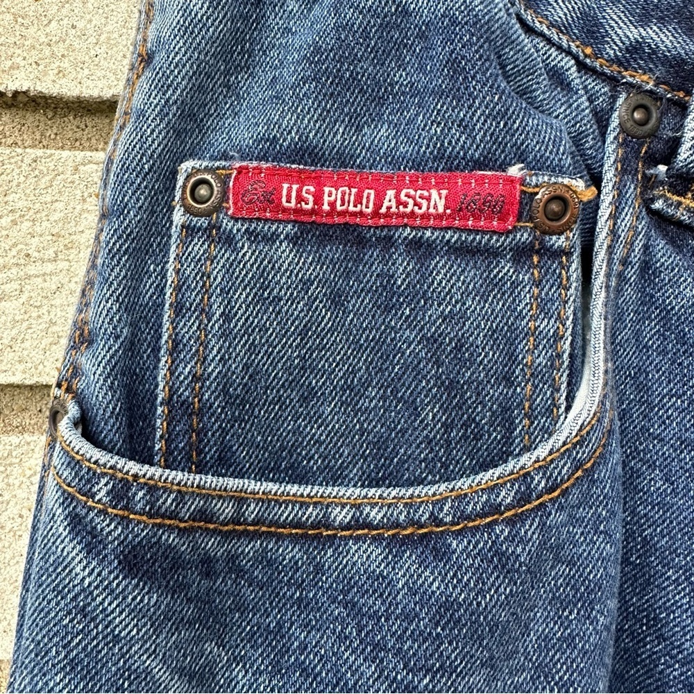 Vintage U.S. Polo Assn. Carpenter Jeans 36x32 Relaxed Workwear Denim Y2K Grunge - Picture 5 of 12